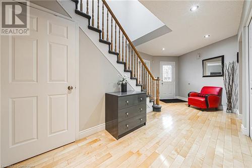 Entrance foyer featuring light wood-type flooring - 145 Dragoon Drive, Hamilton, ON - Indoor Photo Showing Other Room