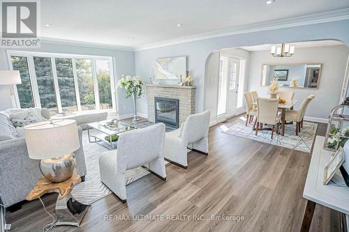 1205 Scugog Line 10, Scugog, ON - Indoor Photo Showing Living Room With Fireplace