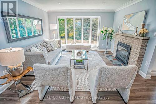 1205 Scugog Line 10, Scugog, ON - Indoor Photo Showing Living Room With Fireplace