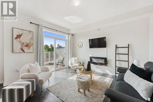 870 Atwater Path, Oshawa, ON - Indoor Photo Showing Living Room With Fireplace