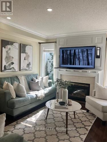 49 Skylark Drive, Vaughan, ON - Indoor Photo Showing Living Room With Fireplace