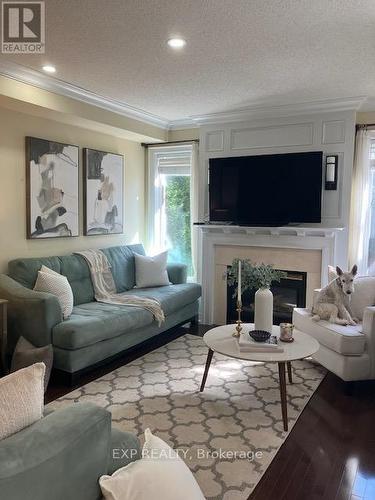 49 Skylark Drive, Vaughan, ON - Indoor Photo Showing Living Room With Fireplace