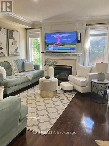 49 Skylark Drive, Vaughan, ON - Indoor Photo Showing Living Room With Fireplace