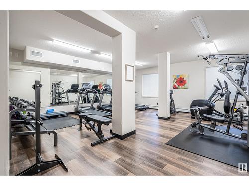 #113 320 Ambleside Li Sw, Edmonton, AB - Indoor Photo Showing Gym Room