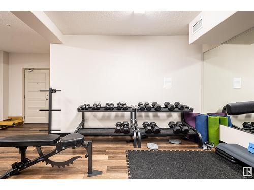 #113 320 Ambleside Li Sw, Edmonton, AB - Indoor Photo Showing Gym Room