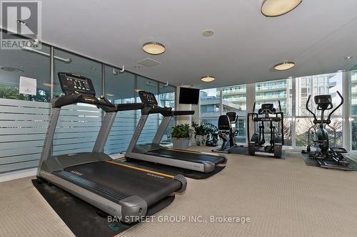 3208 - 225 Webb Drive, Mississauga, ON - Indoor Photo Showing Gym Room