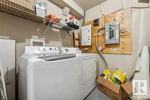 #58 6075 Schonsee Wy Nw, Edmonton, AB - Indoor Photo Showing Laundry Room