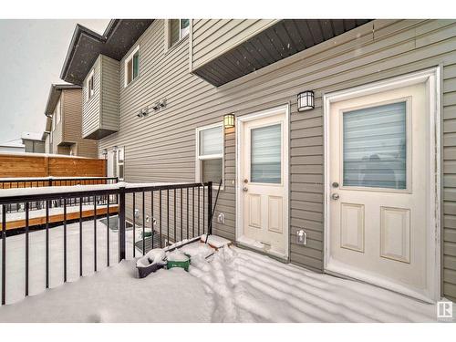 3843 Chrustawka Place Pl Sw, Edmonton, AB - Outdoor With Deck Patio Veranda With Exterior