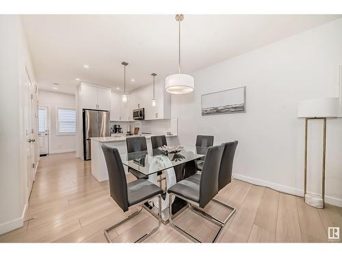 3843 Chrustawka Place Pl Sw, Edmonton, AB - Indoor Photo Showing Dining Room