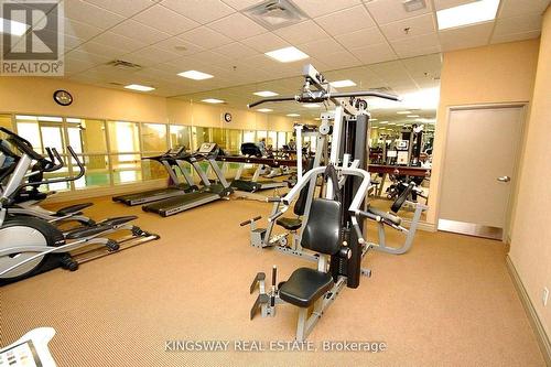 217 - 349 Rathburn Road W, Mississauga, ON - Indoor Photo Showing Gym Room