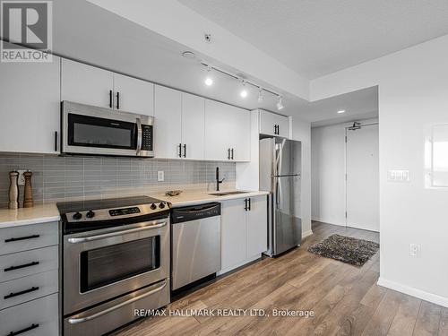 304 - 3091 Dufferin Street, Toronto, ON - Indoor Photo Showing Kitchen With Stainless Steel Kitchen With Upgraded Kitchen