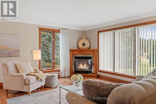 247 Concession 7 Road, Niagara-On-The-Lake (104 - Rural), ON - Indoor Photo Showing Living Room With Fireplace