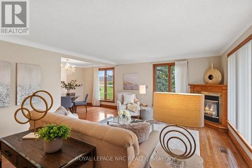 247 Concession 7 Road, Niagara-On-The-Lake (104 - Rural), ON - Indoor Photo Showing Living Room With Fireplace