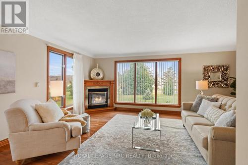 247 Concession 7 Road, Niagara-On-The-Lake (104 - Rural), ON - Indoor Photo Showing Living Room With Fireplace