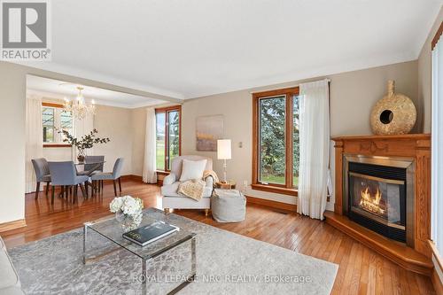 247 Concession 7 Road, Niagara-On-The-Lake (104 - Rural), ON - Indoor Photo Showing Living Room With Fireplace