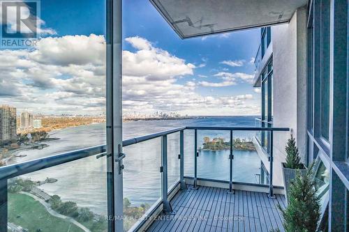 3101 - 59 Annie Craig Drive, Toronto, ON - Outdoor With Body Of Water With Balcony With View