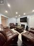 3265 Country Lane, Whitby, ON  - Indoor Photo Showing Living Room With Fireplace 