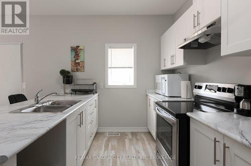 33 Bounty Avenue, Thorold (560 - Rolling Meadows), ON - Indoor Photo Showing Kitchen With Double Sink