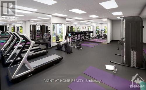 601 - 180 George Street, Ottawa, ON - Indoor Photo Showing Gym Room