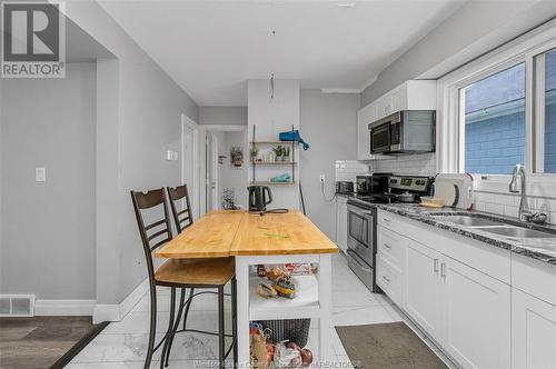 568 Tournier Street, Windsor, ON - Indoor Photo Showing Kitchen With Double Sink