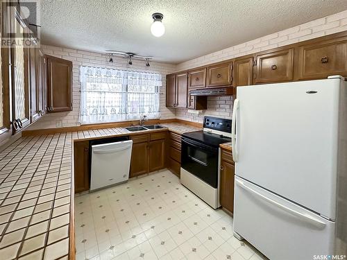 133 2Nd Street W, Lafleche, SK - Indoor Photo Showing Kitchen With Double Sink