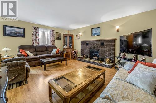 81 Carrick Drive, St. John'S, NL - Indoor Photo Showing Living Room With Fireplace