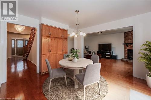 Virtual Staged Breakfast area - 27 Attwood Drive, Cambridge, ON - Indoor Photo Showing Dining Room