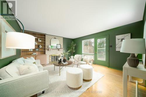 1085 Prince Philip Court, London, ON - Indoor Photo Showing Living Room With Fireplace