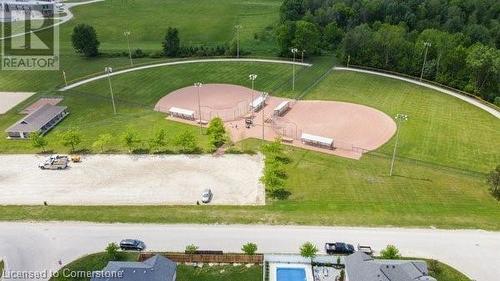 Birds eye view of property - 539 Briarwood Avenue, Listowel, ON - Outdoor With View