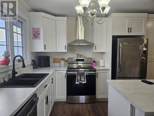 73-75 Main Street, Channel-Port Aux Basques, NL - Indoor Photo Showing Kitchen With Double Sink