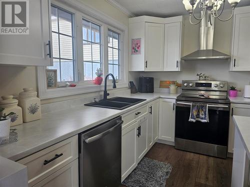 73-75 Main Street, Channel-Port Aux Basques, NL - Indoor Photo Showing Kitchen With Double Sink