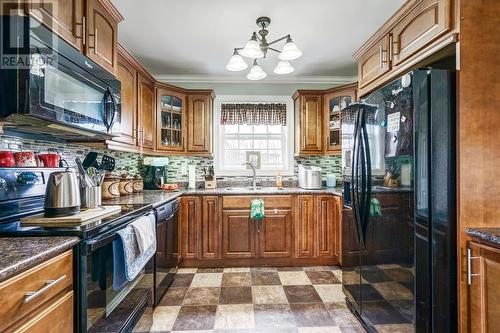 6-8 Coles Road, Victoria, NL - Indoor Photo Showing Kitchen With Double Sink