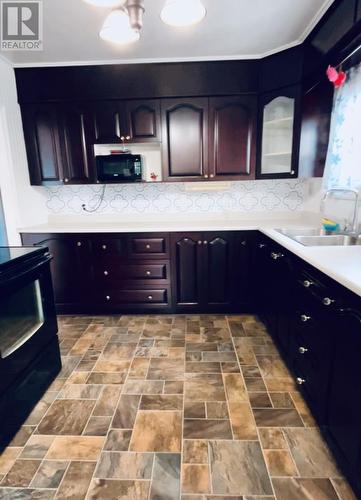 10 Adeyville Road, Clarenville, NL - Indoor Photo Showing Kitchen With Double Sink