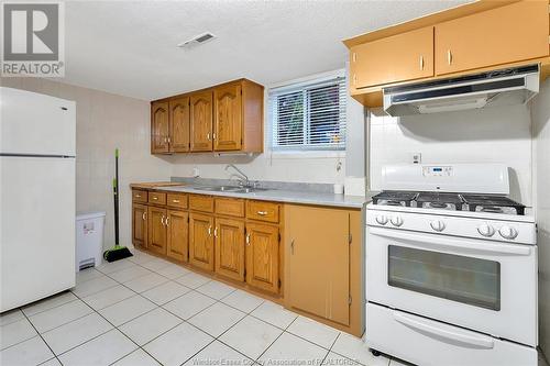 1279 Tourangeau, Windsor, ON - Indoor Photo Showing Kitchen With Double Sink