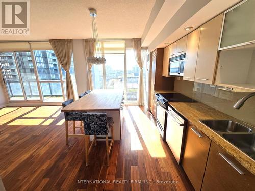 703 - 8 Telegram Mews, Toronto, ON - Indoor Photo Showing Kitchen With Double Sink