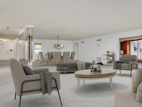 303-85 Skymark Dr, Toronto, ON - Indoor Photo Showing Living Room