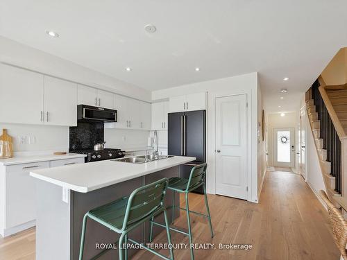 112 Sailors Landing, Clarington, ON - Indoor Photo Showing Kitchen With Double Sink