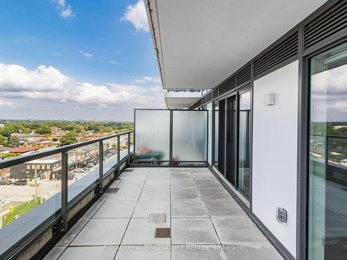 703-1195 The Queensway Ave, Toronto, ON - Outdoor With Balcony With View With Exterior