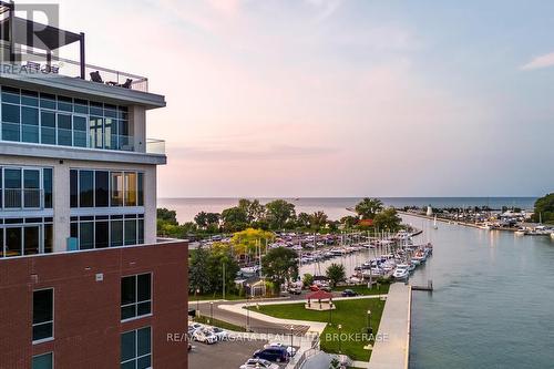 302 - 57 Lakeport Road, St. Catharines (438 - Port Dalhousie), ON - Outdoor With Body Of Water With Balcony With View