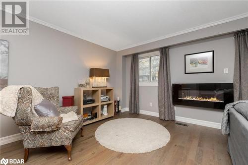 4 Lynden Circle, Georgetown, ON - Indoor Photo Showing Living Room With Fireplace