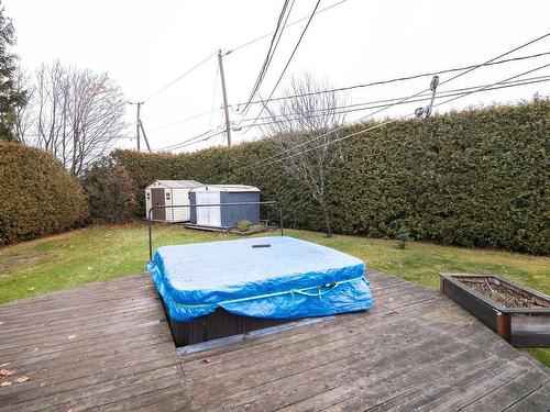 Backyard - 20 Rue De La Bastille, Rivière-Du-Loup, QC - Outdoor With Deck Patio Veranda With Backyard