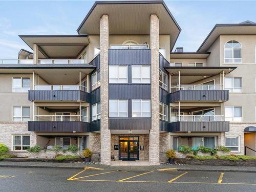 205-6738 Dickinson Rd, Nanaimo, BC - Outdoor With Balcony With Facade