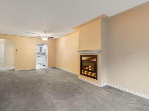 205-6738 Dickinson Rd, Nanaimo, BC - Indoor With Fireplace