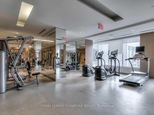 710-120 Harrison Garden Blvd, Toronto, ON - Indoor Photo Showing Gym Room