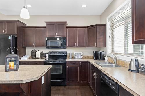 2165 Serrento Lane, West Kelowna, BC - Indoor Photo Showing Kitchen With Double Sink