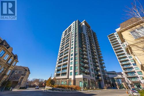 1508 - 1215 Bayly Street, Pickering, ON - Outdoor With Balcony With Facade