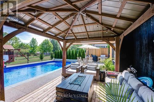 380 Parkside Drive, Hamilton, ON - Outdoor With In Ground Pool With Deck Patio Veranda