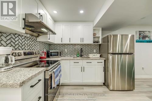 Lower - 243 Hickory Circle, Oakville, ON - Indoor Photo Showing Kitchen With Upgraded Kitchen