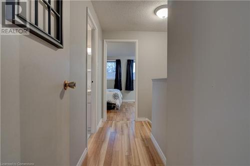 Hall featuring light hardwood / wood-style flooring and a textured ceiling - 116 Glamis Road, Cambridge, ON - Indoor Photo Showing Other Room