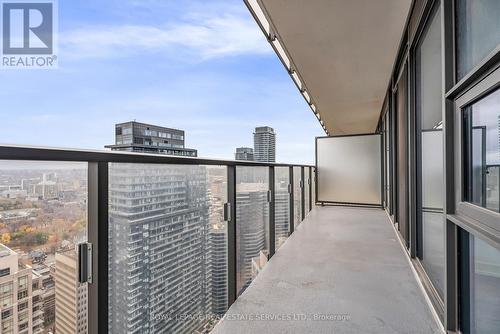 3906 - 11 Wellesley Street W, Toronto, ON - Outdoor With Balcony With Exterior